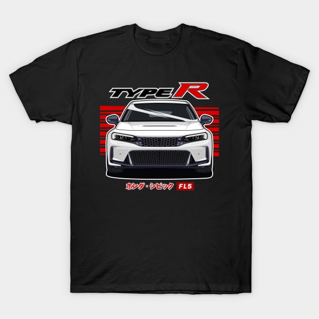 Civic Type R FL5 T-Shirt by WINdesign